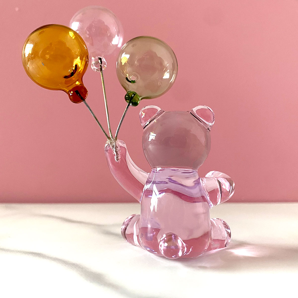 Crystal Bear Figurine with Thr - Paper Weight Crystal บทวิจารณ์และราคา