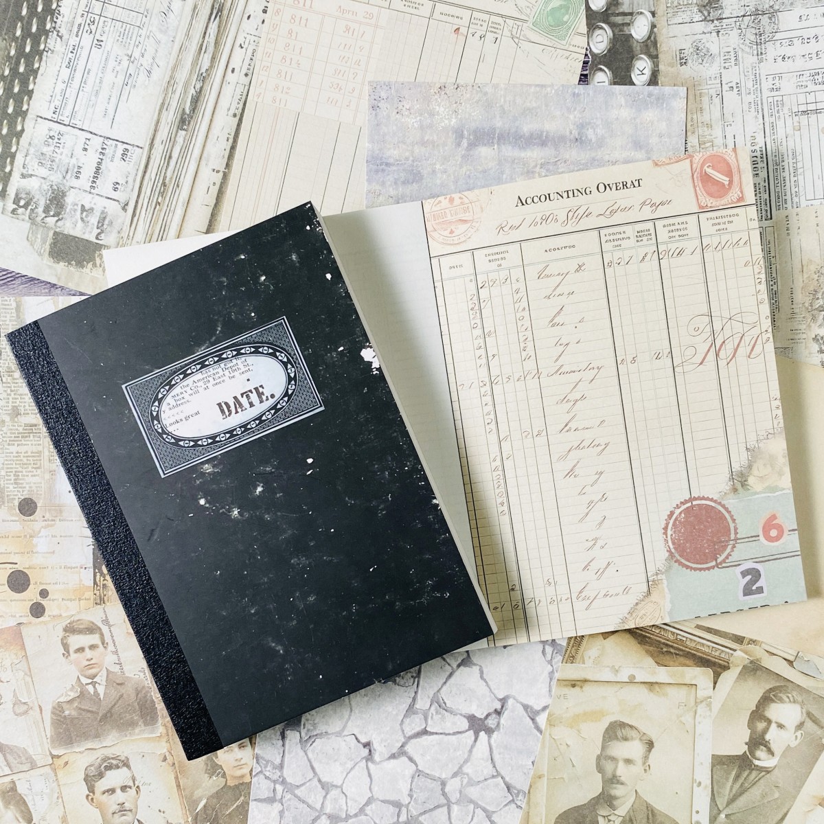 100sheets Vintage Scrapbook Pa - Ink Blotter Paper บทวิจารณ์และราคา