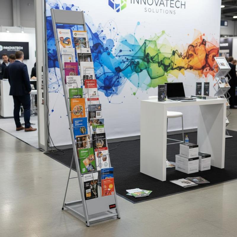 Brochure Display Rack, 10 Pock - Magazine Holder Rack บทวิจารณ์และราคา