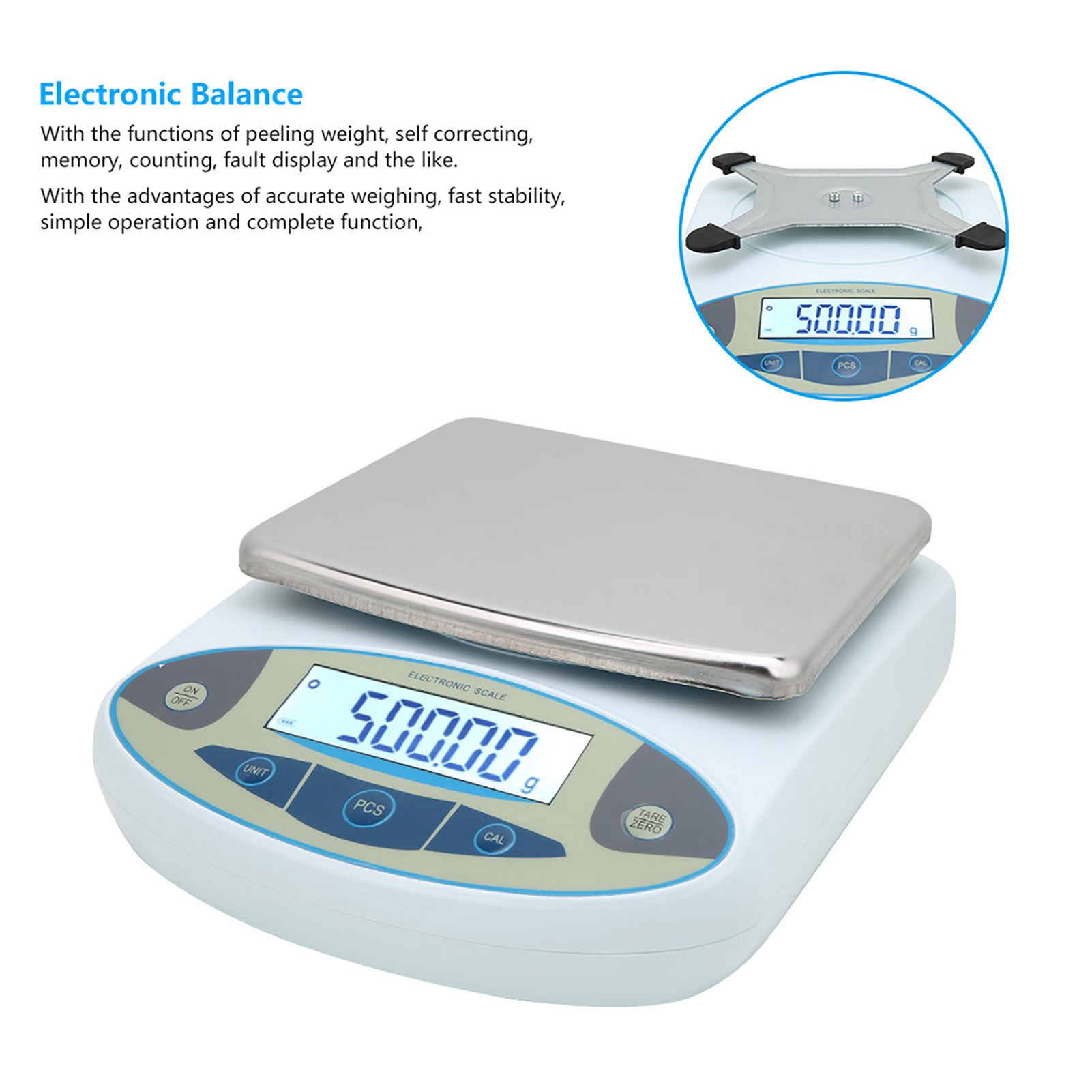 5000g 0.01g Digital Precision  - Tape Dispenser Weighted บทวิจารณ์และราคา