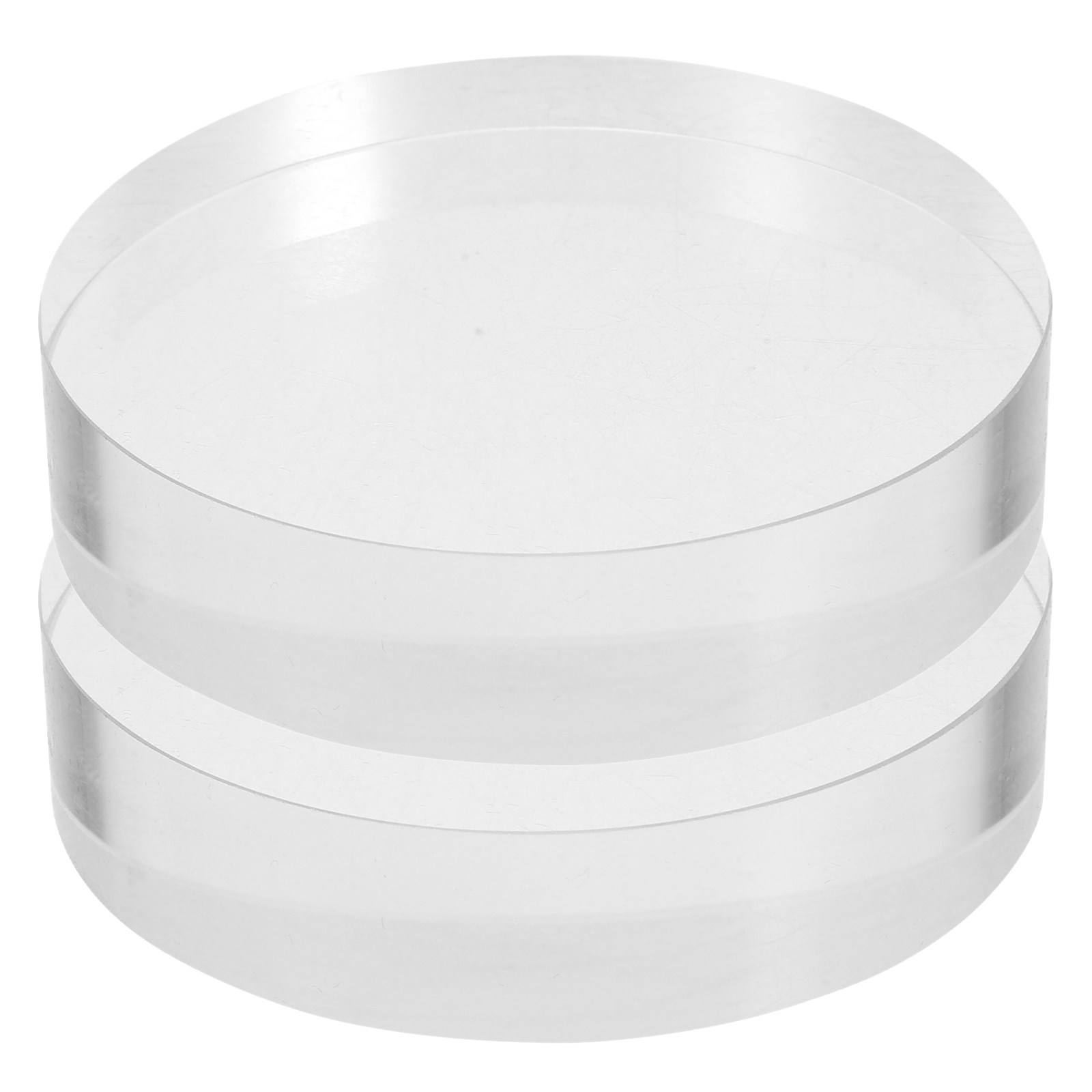 2Pcs Clear Round Crystal Glass - Book Weight Glass บทวิจารณ์และราคา