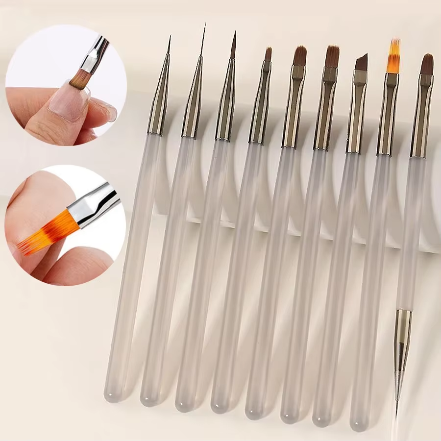 LINMANDA 9 Pack Gray Nail Art  - Gel Refill Pack บทวิจารณ์และราคา