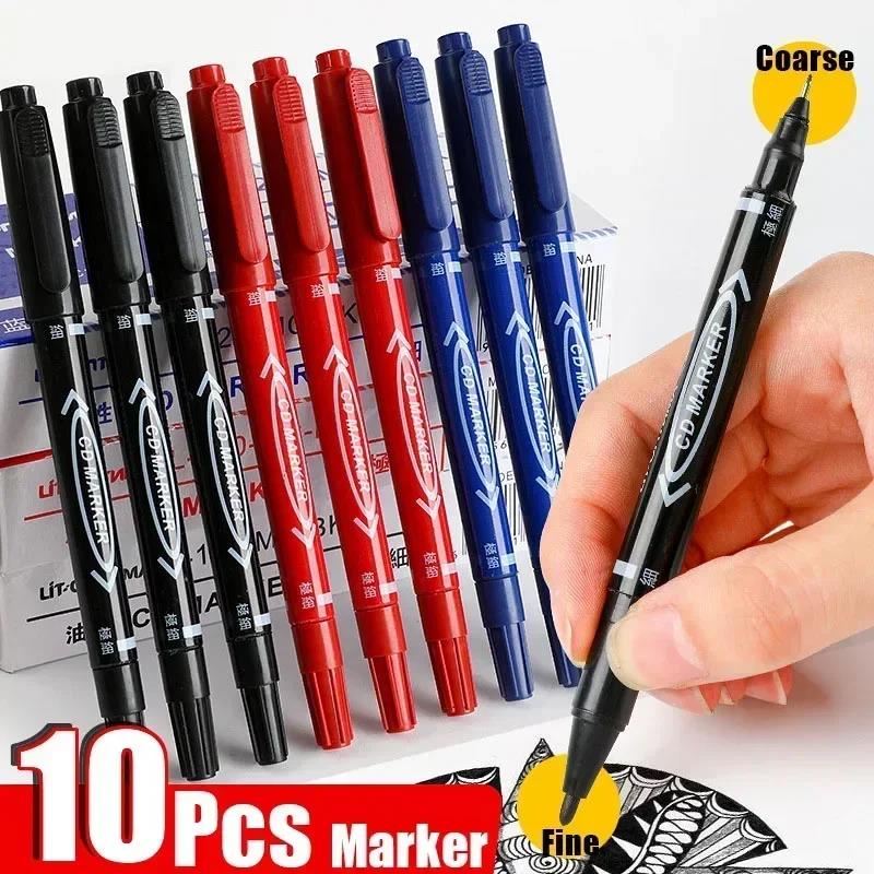 5/10 Pcs Twin Tip Permanent Ma - Correction Pen Fine บทวิจารณ์และราคา