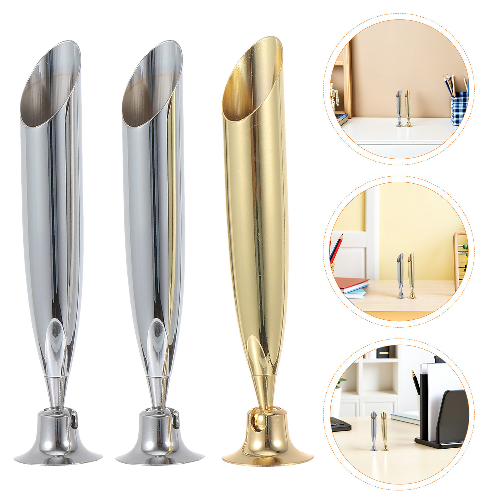 3Pcs Metal Single Pen Stand Ho - Pen Rest Single บทวิจารณ์และราคา