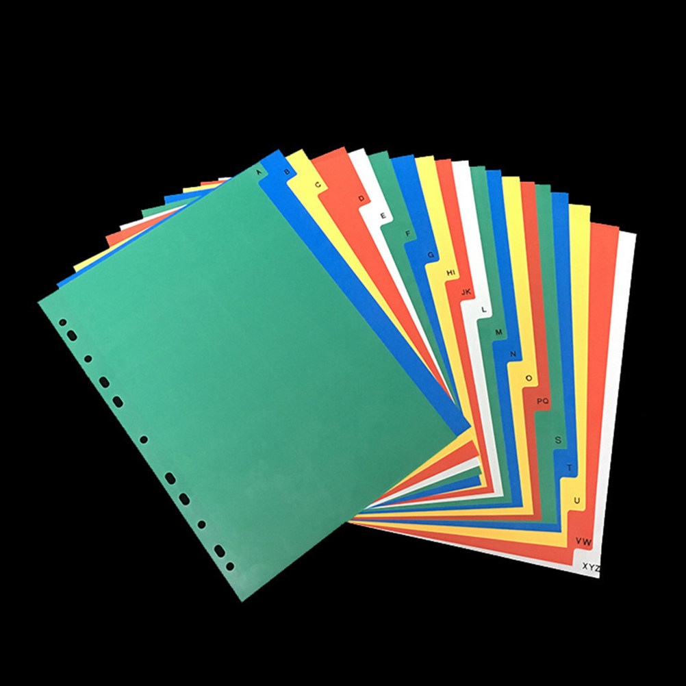 40Pcs Multi Color Index Page D - Tab Divider A4 บทวิจารณ์และราคา