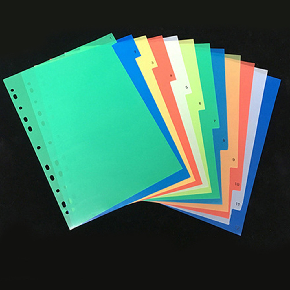 40Pcs Multi Color Index Page D - Tab Divider A4 บทวิจารณ์และราคา