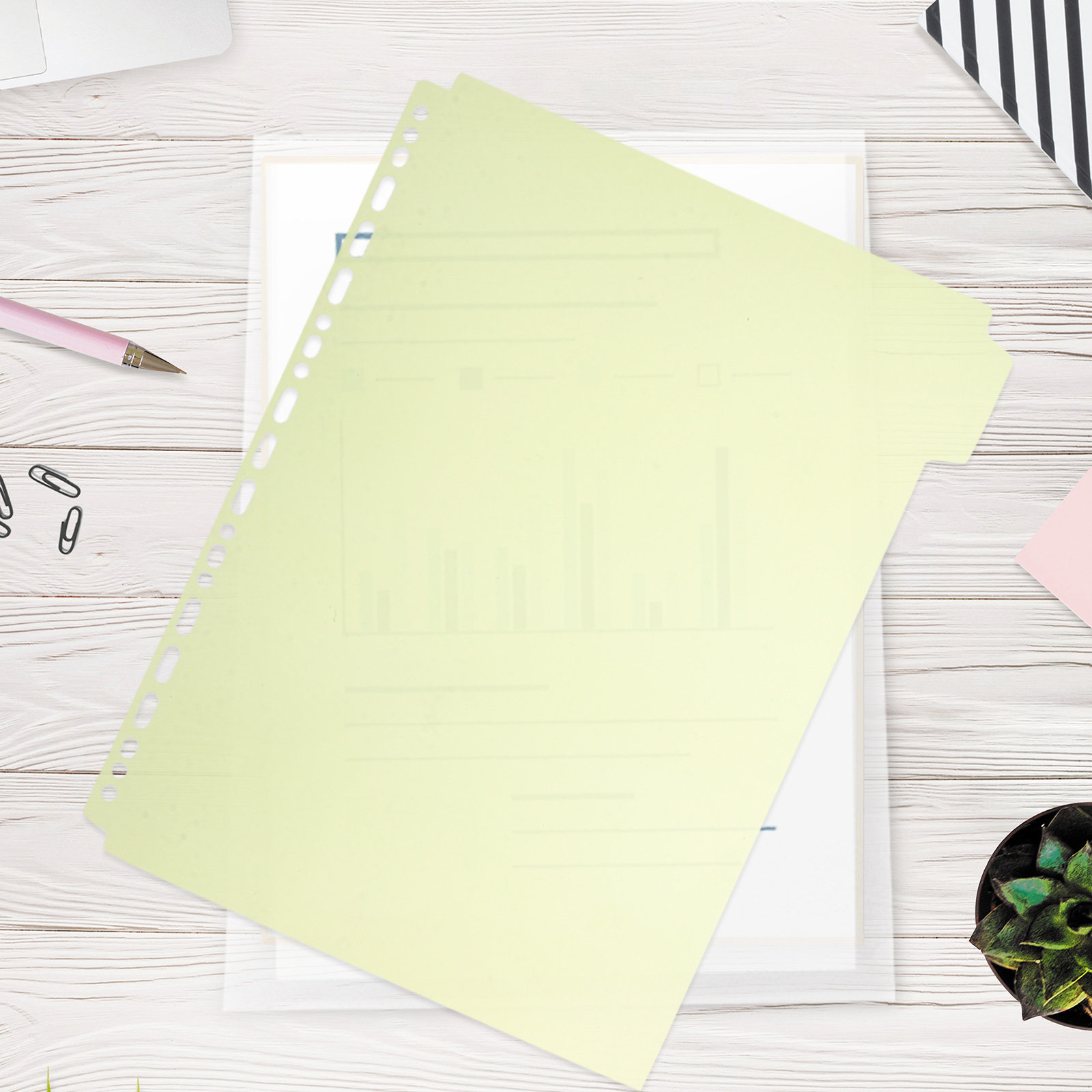 6Pcs File Binder Dividers A4 I - Tab Divider A4 บทวิจารณ์และราคา