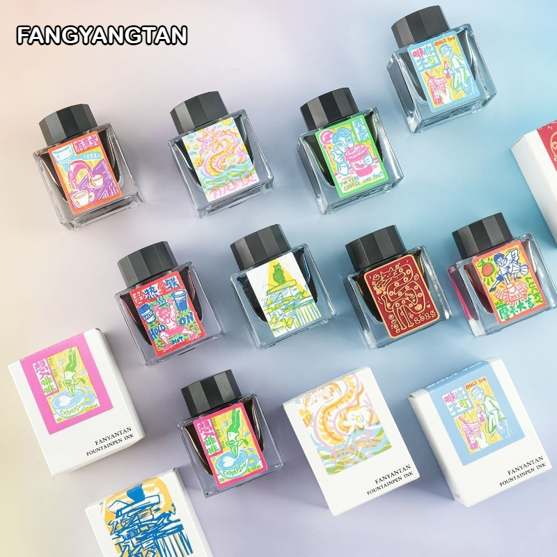 FANGYANGTAN 20 Colors 50ml She - Fountain Pen Bottled Ink บทวิจารณ์และราคา
