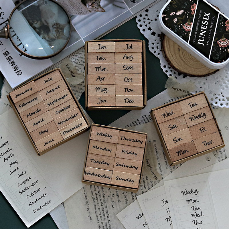 Arabic Numbers Day Month Calen - Rubber Date Stamp บทวิจารณ์และราคา