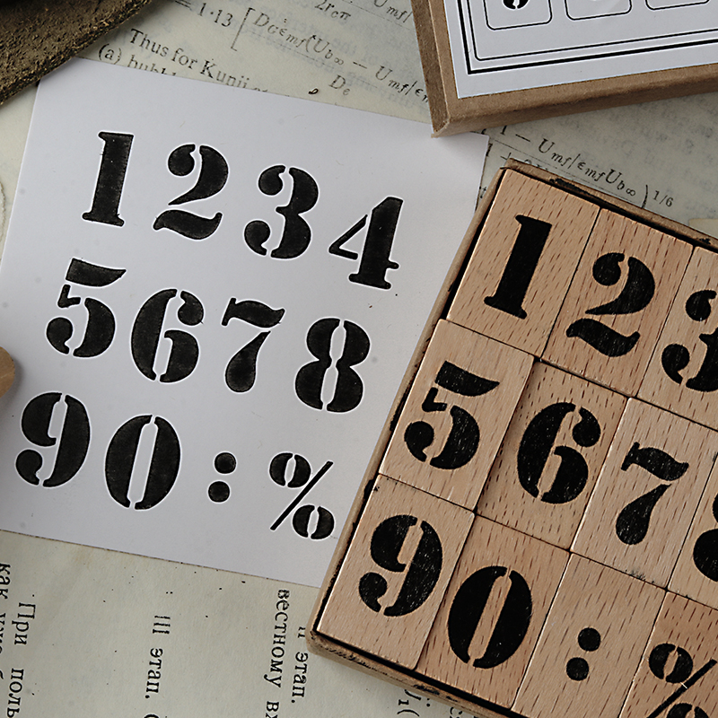 Arabic Numbers Day Month Calen - Rubber Date Stamp บทวิจารณ์และราคา