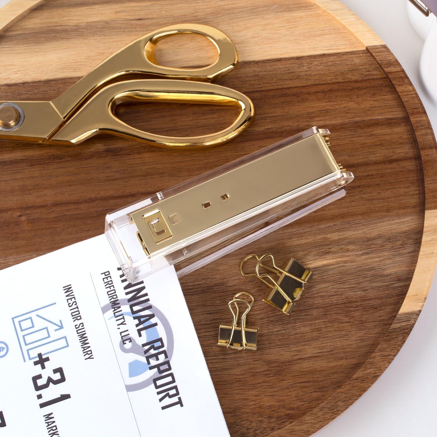 Clear Acrylic Gold Stapler, 20 - Stapler Half Strip บทวิจารณ์และราคา